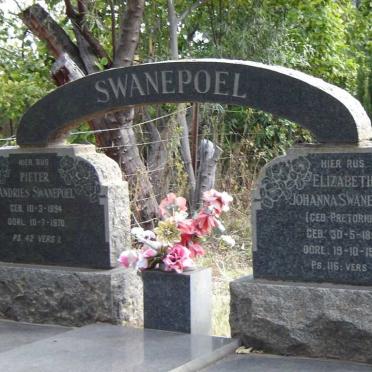 SWANEPOEL Pieter Andries 1894-1970 &amp; Elizabeth Johanna PRETORIUS 1899-1950
