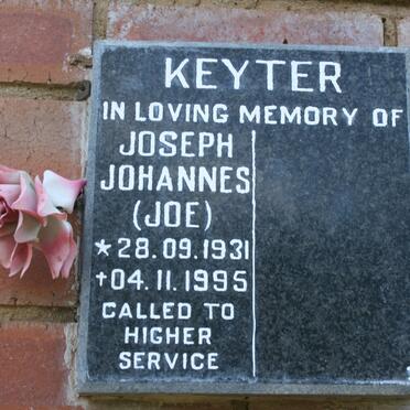 KEYTER Joseph Johannes 1931-1995