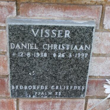VISSER Daniel Christiaan 1938-1997