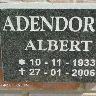 ADENDORFF Albert 1933-2006