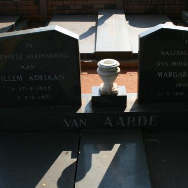 AARDE Willem Adriaan, van 1905-1971 &amp; Margaretha J.W. 1918-1996