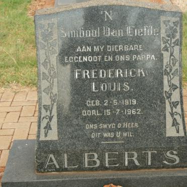 ALBERTS Frederick Louis 1919-1962