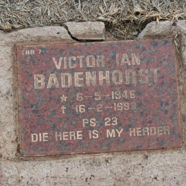BADENHORST Victor Ian 1946-1993