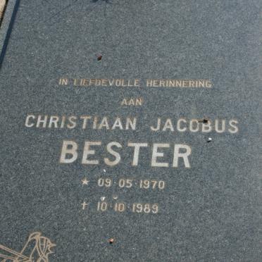 BESTER Christiaan Jacobus 1970-1989