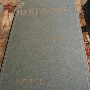 BOSHOFF H.J. 1922-1990