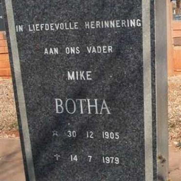 BOTHA Mike 1905-1979