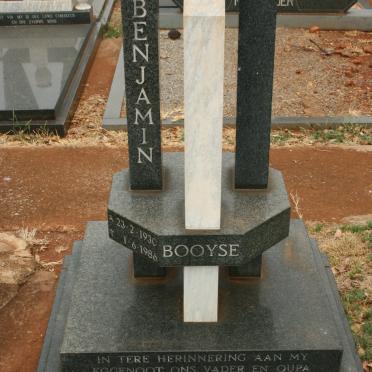 BOOYSE Benjamin 1930-1986