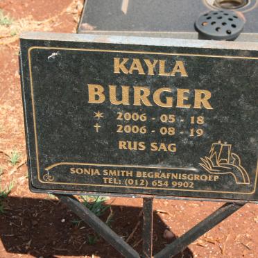 BURGER Kayla 2006-2006