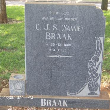 BRAAK C.J.S. 1909-1991