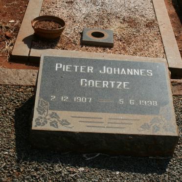 COERTZE Pieter Johannes 1907-1938