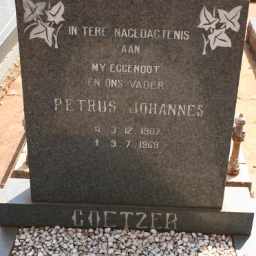 COETZER Petrus Johannes 1907-1969