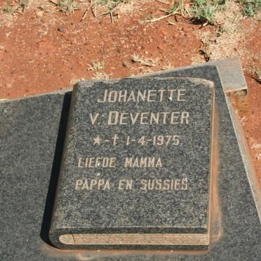 DEVENTER Johanette, V. 1975-1975