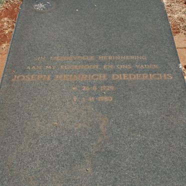 DIEDERICHS Joseph Heinrich 1929-1980