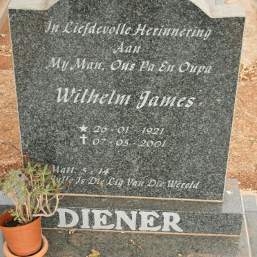 DIENER Wilhelm James 1921-2001