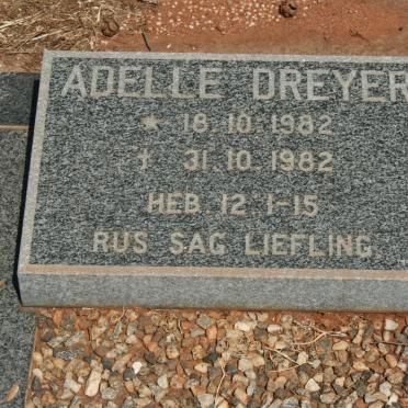 DREYER Adelle 1982-1982