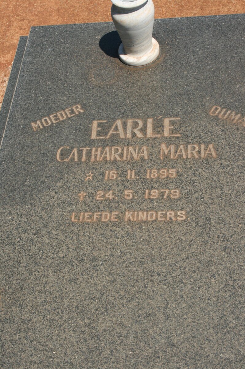 EARLE Catharina Maria 1895-1979