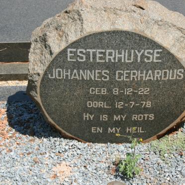 ESTERHUYSE Johannes Gerhardus 1922-1978
