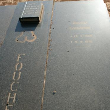 FOUCHE Louis Joachim 1911-1996 &amp; Hester Catharina 1920-1976 