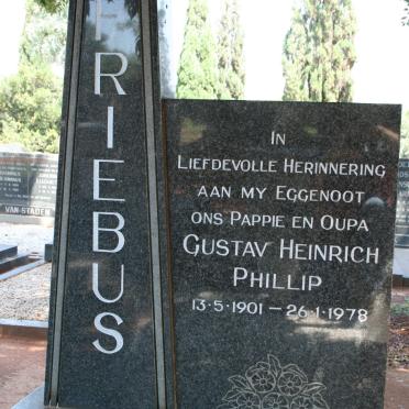 FRIEBUS Gustav Heinrich Phillip 1901-1978