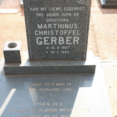 GERBER Marthinus Christoffel 1887-1989