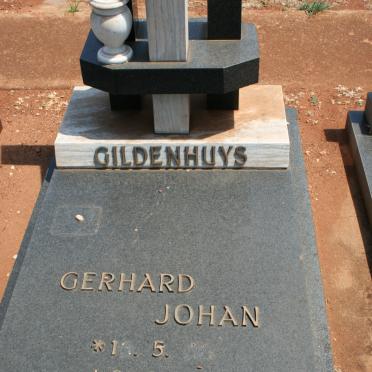 GILDENHUYS Gerhard Johan ?-198?