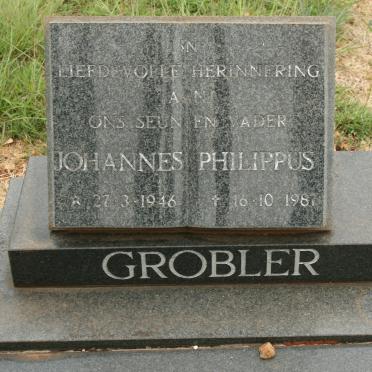 GROBLER Johannes Philippus 1946-1987