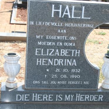 HALL Elizabeth Hendrina 1932-1990