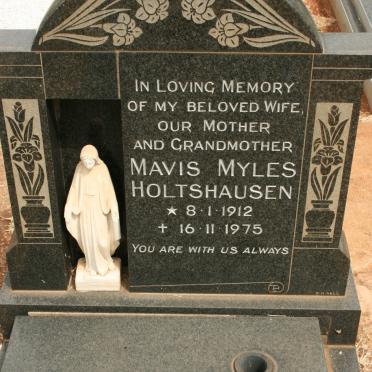 HOLTSHAUSEN Mavis Myles 1912-1975