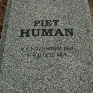 HUMAN Piet 1924-1987