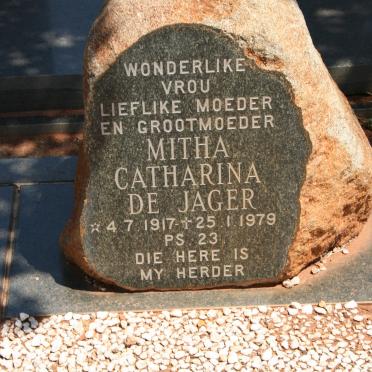 JAGER Mitha Catharina, de 1917-1979