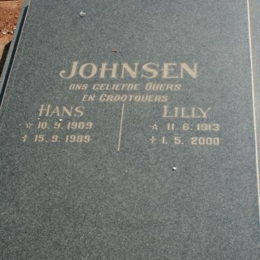 JOHNSEN Hans 1909-1989 &amp; Lilly 1913-2000