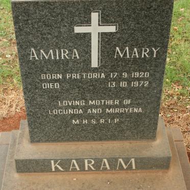 KARAM Amira Mary 1920-1972