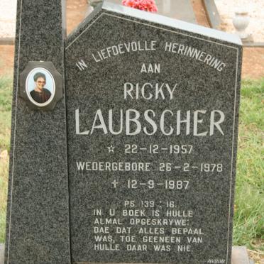 LAUBSCHER Ricky 1957-1987