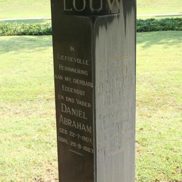 LOUW Daniel Abraham 1907-1967