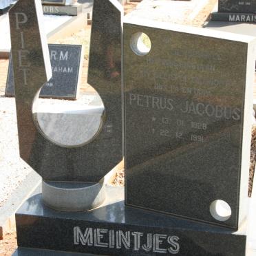 MEINTJES Petrus Jacobus 1928-1991
