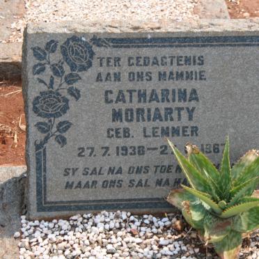 MORIARTY Catharina nee LEMMER 1938-1967