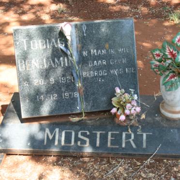 MOSTERT Tobias Benjamin 1921-1978