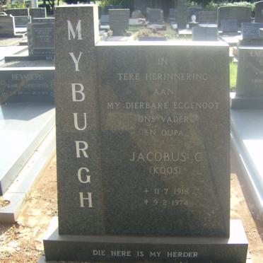 MYBURGH Jacobus C. 1918-1974