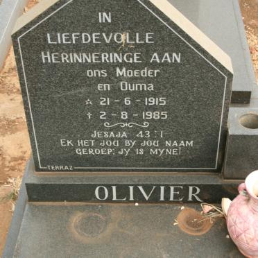 OLIVIER Ouma 1915-1985