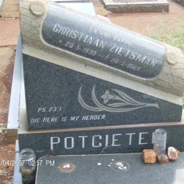 POTGIETER Chrstiaan Zietsman 1930-1969