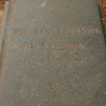 PLESSIS Nicolaas Frederik, du 1919-1984 &amp; Catharina Johanna Wilhelmina HUMAN 1921-2002   