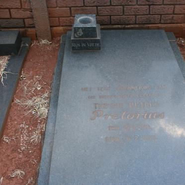 PRETORIUS Theunis Petrus 1919-1970