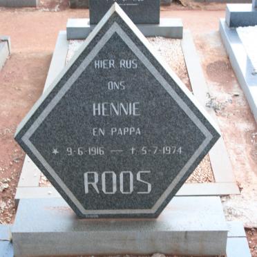 ROOS Hennie 1916-1974