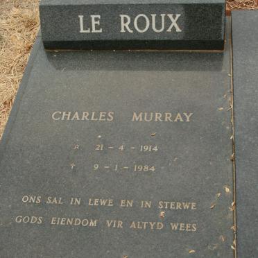 ROUX Charles Murray, le 1914-1984