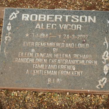 ROBERTSON Alec Victor 1914-2002
