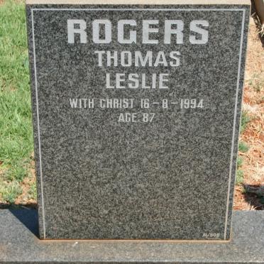 ROGERS Thomas Leslie -1994