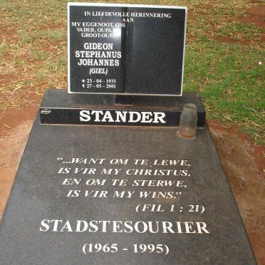 STANDER Gideon Stephanus Johannes 1923-2001