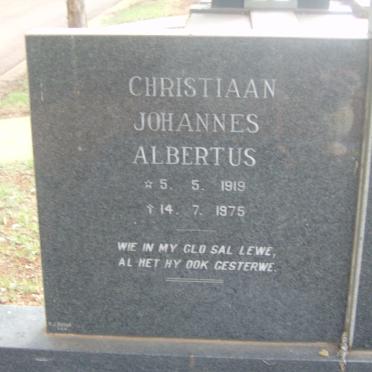 VISSER Christiaan Johannes Albertus 1919-1975