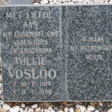 VOSLOO Willie 1917-1996