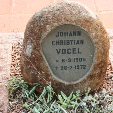 VOGEL Johann Christian 1900-1972